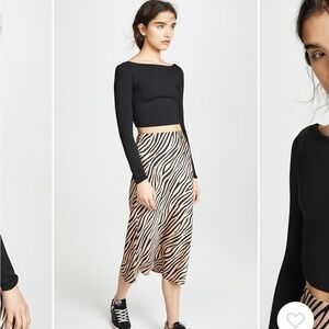 Susana Monaco Scoop Back Crop Top
